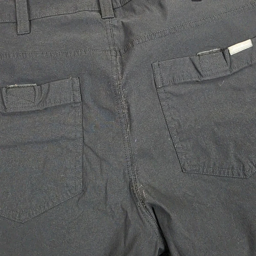 Eddie Bauer Tech Pants Men's 40x32 Stretch Hiking Outdoor Straight Leg Black